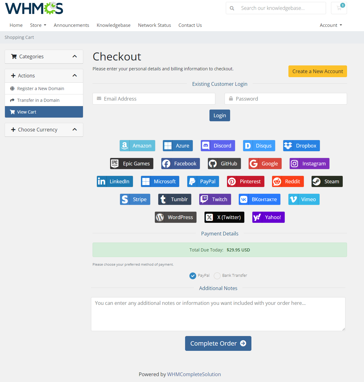 Configuring Sign-In using Facebook - WHMCS Documentation